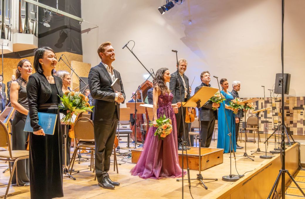 The cast and Les Talens Lyriques © Thomas Ziegler