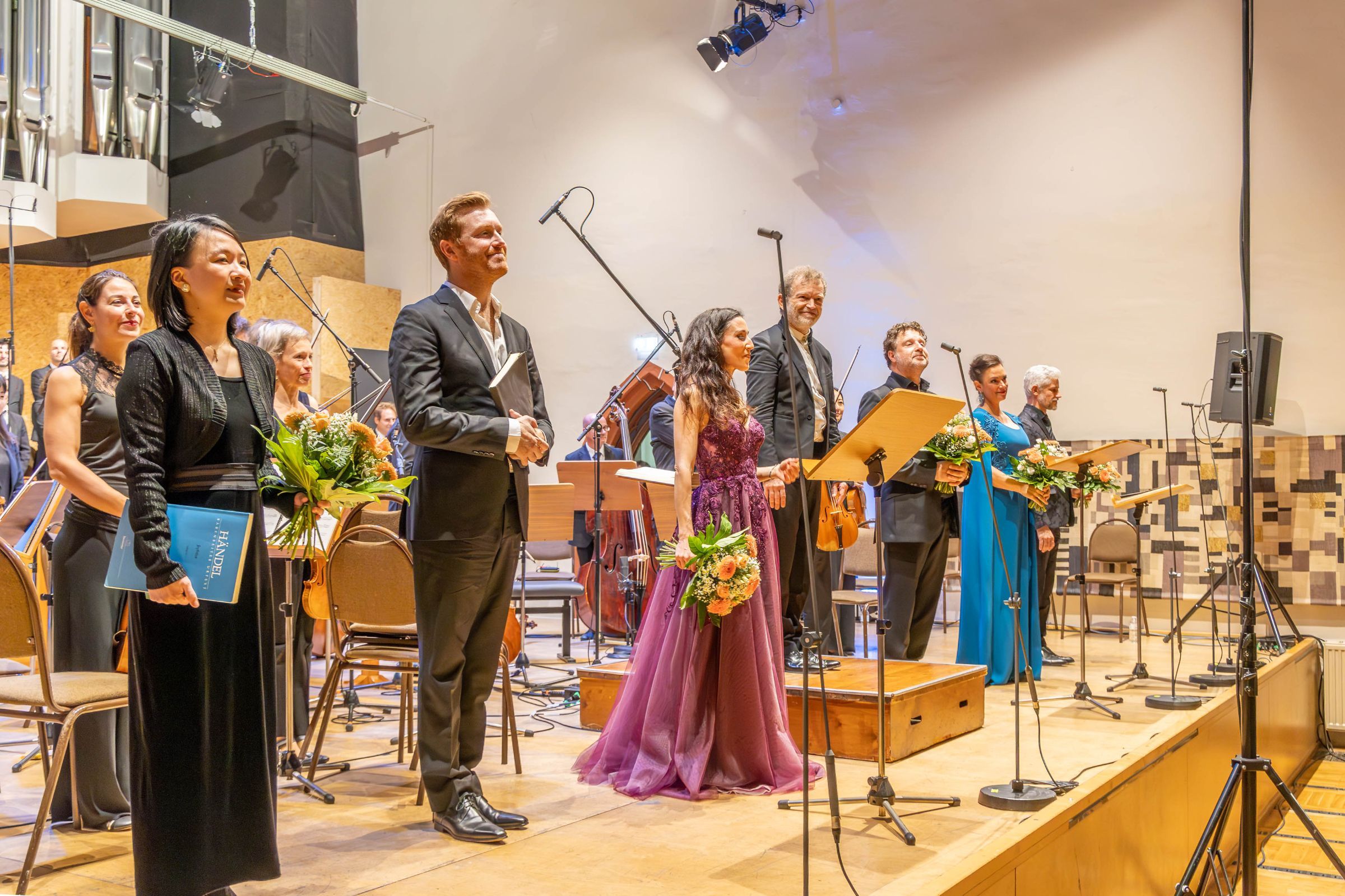 The cast and Les Talens Lyriques © Thomas Ziegler
