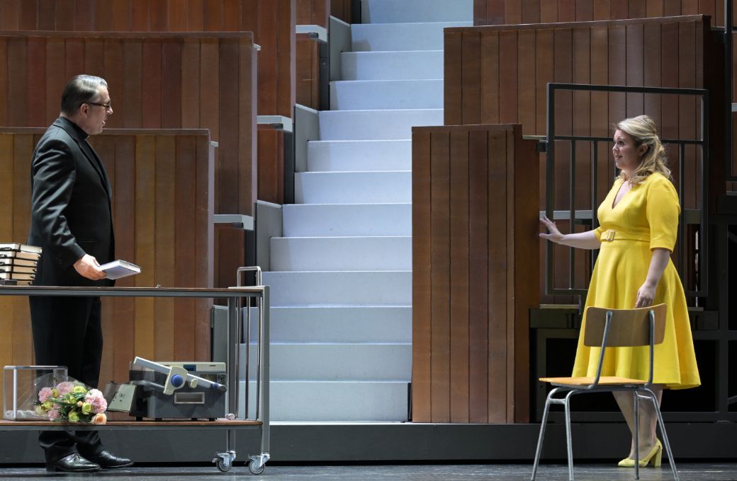Andreas Bauer Kanabas (Hermann, Landgraf von Th&uuml;ringen) und Christina Nilsson (Elisabeth) &copy; Barbara Aum&uuml;ller