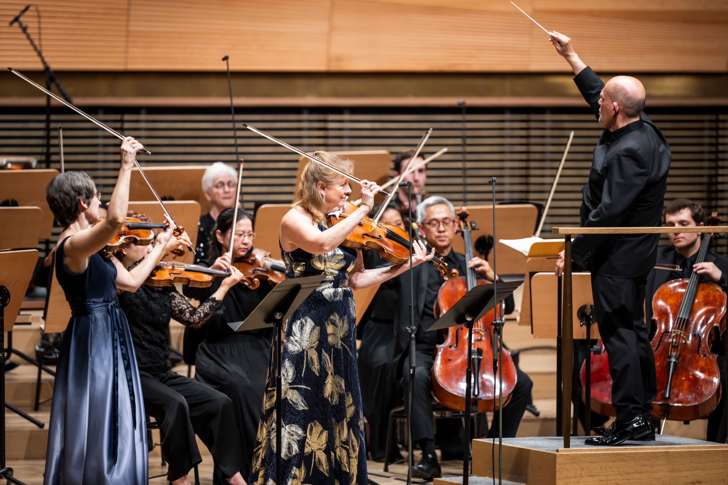 Sherly Staples, Cynthia Phelps and Jaap van Zweden &copy; Chris Lee