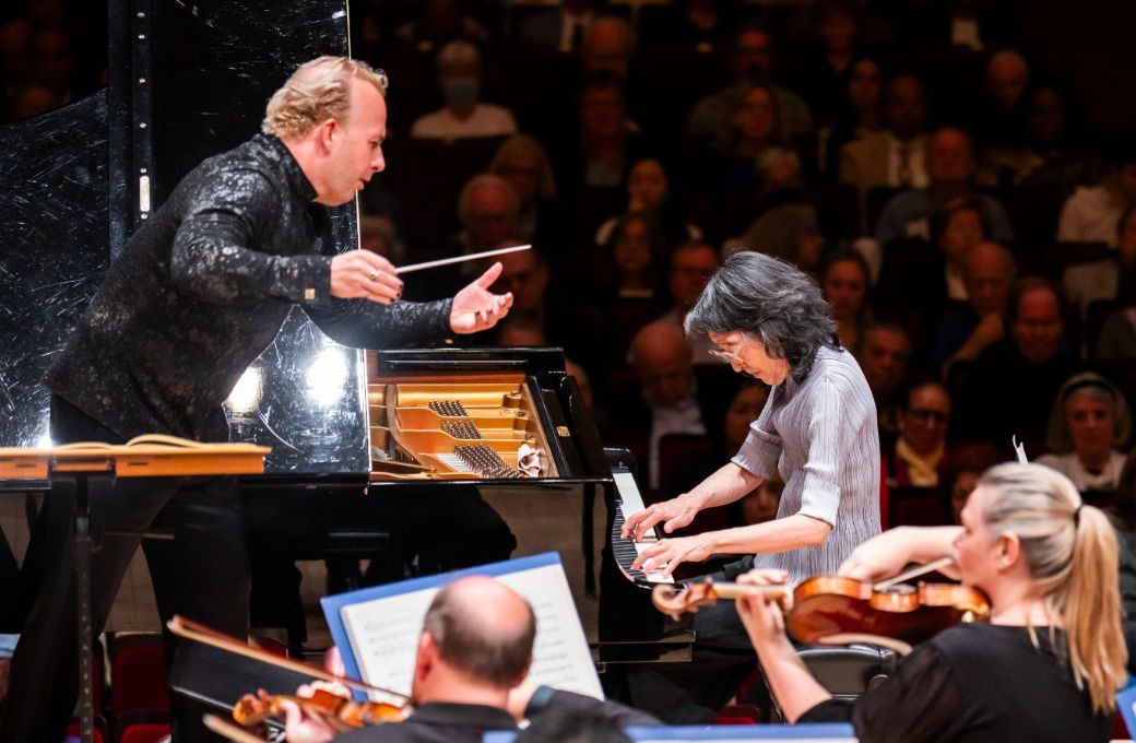 Yannick Nézet-Séguin and Dame Mitsuko Uchida © Chris Lee