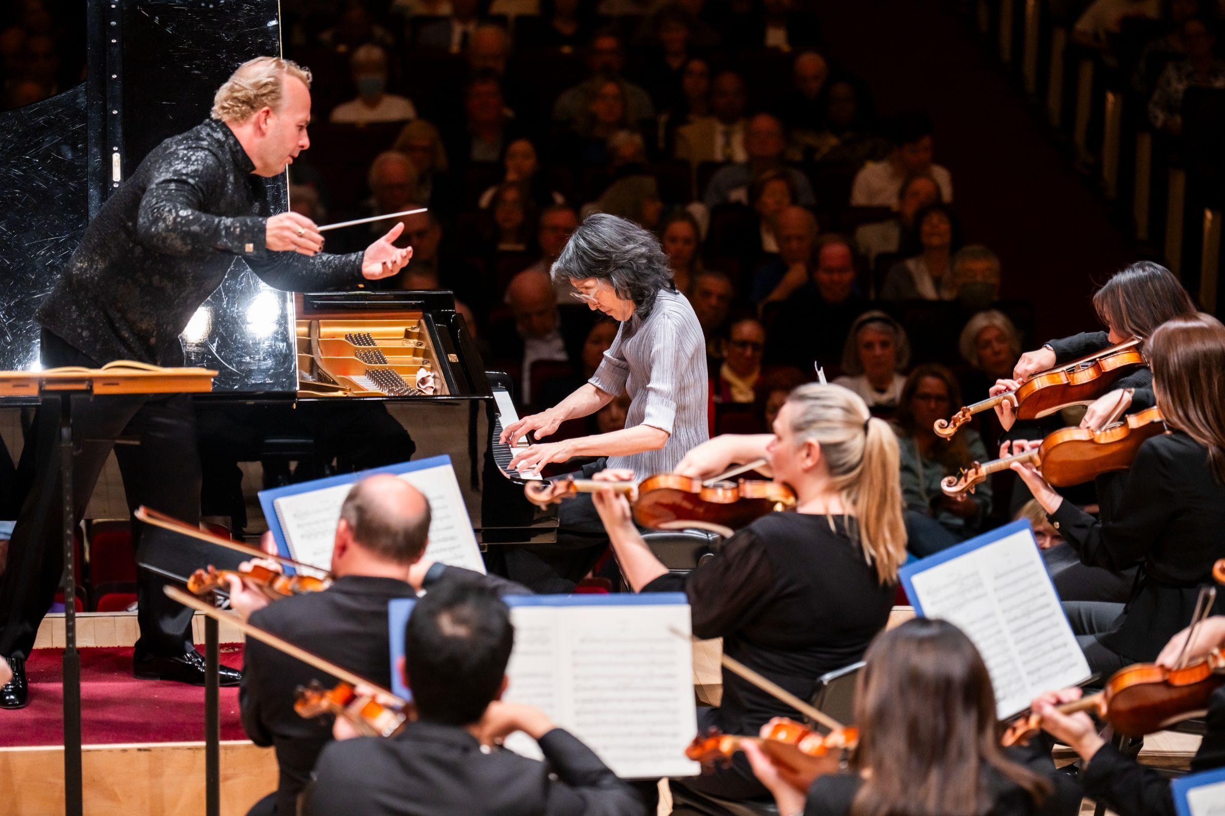 Yannick Nézet-Séguin and Dame Mitsuko Uchida © Chris Lee