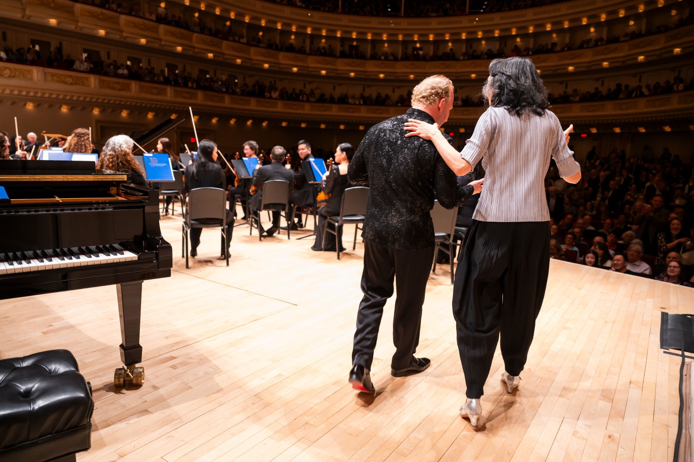 Yannick Nézet-Séguin and Dame Mitsuko Uchida © Chris Lee