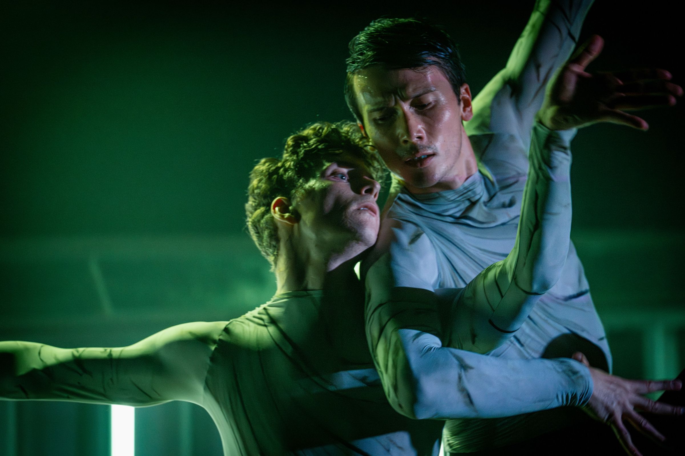 Travis Clausen-Knight and James Pett in <i>Nerve Wire</i> &copy; G.S.