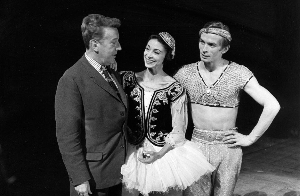 Sir Frederick Ashton with Dame Margot Fonteyn and Rudolf Nureyev © Donald Southern