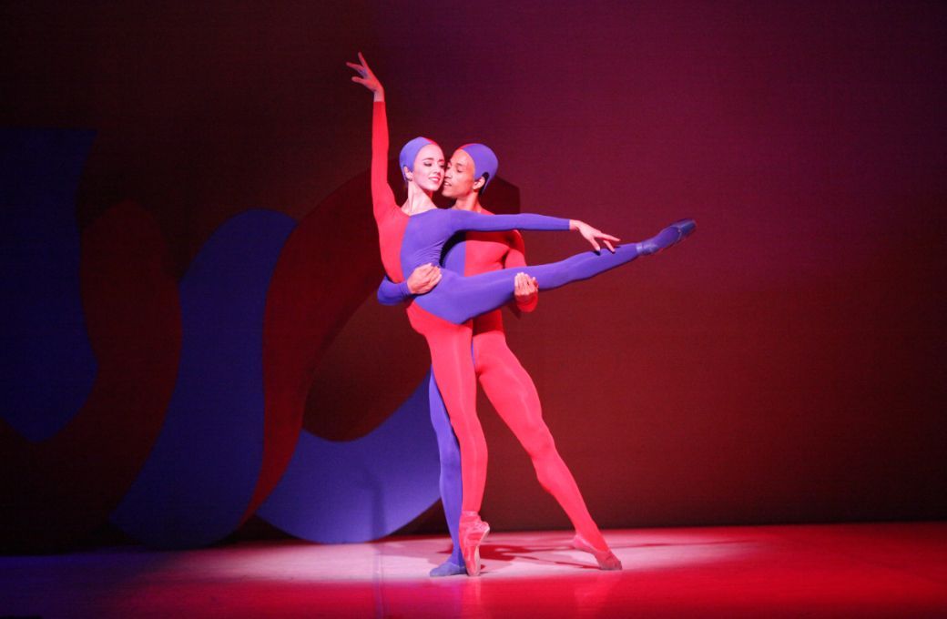 Ellen Overstreet and Ricardo Rhodes in Ashton's <i>Jazz Calendar</i> &copy; Frank Atura