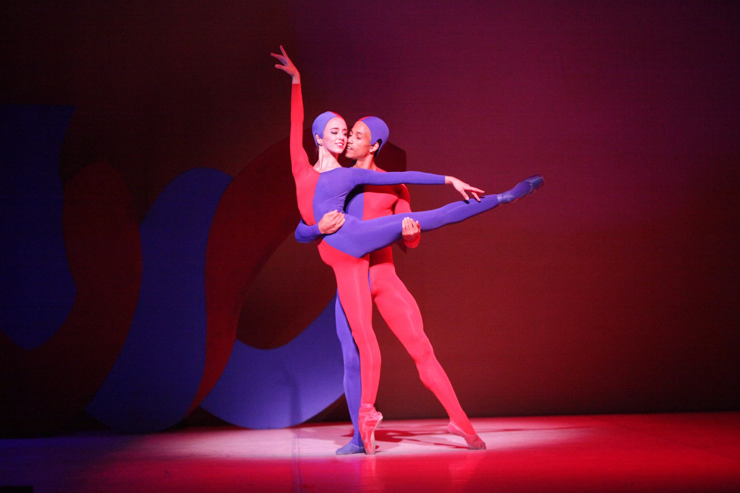 Ellen Overstreet and Ricardo Rhodes in Ashton's <i>Jazz Calendar</i> &copy; Frank Atura