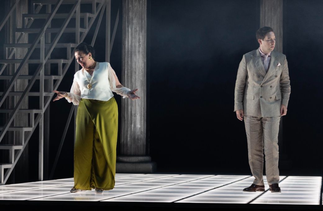 Anna Bonitatibus (Ottavia) and Christopher Lowrey (Ottone) © Craig Fuller