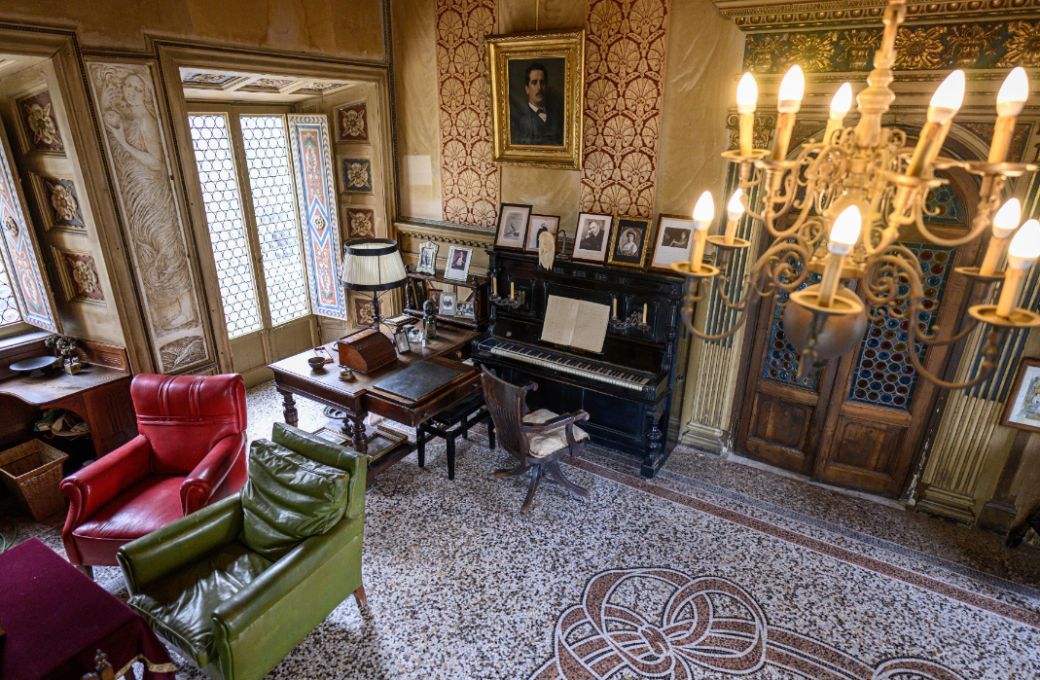 Puccini&rsquo;s studio at Torre del Lago &copy; Fondazione Simonetta Puccini per Giacomo Puccini