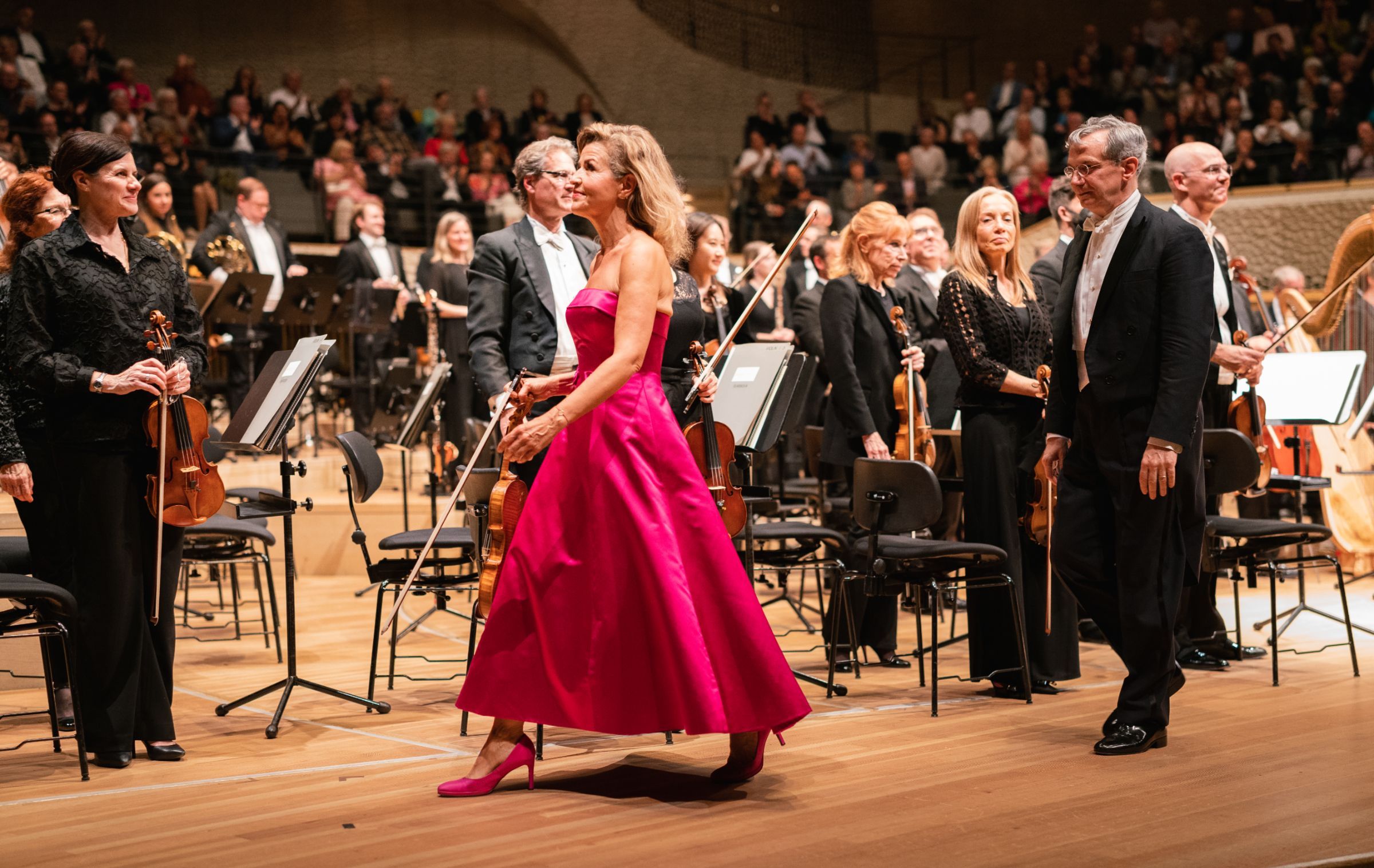Anne-Sophie Mutter, Fabio Luisi and the Dallas Symphony &copy; Sören L Schirmer