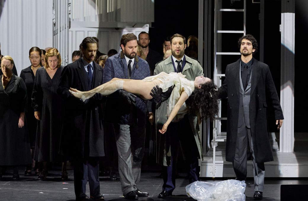 Jonas Jud (Bethune), Omer Kobiljak (Tebaldo), Stanislav Vorobyov (Roberto) und Brent Michael Smith &copy; Herwig Prammer