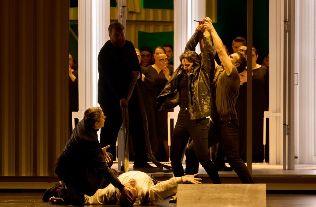 Quinn Kelsey (Guido de Monforte) und Maria Agresta (Elena) &copy; Herwig Prammer