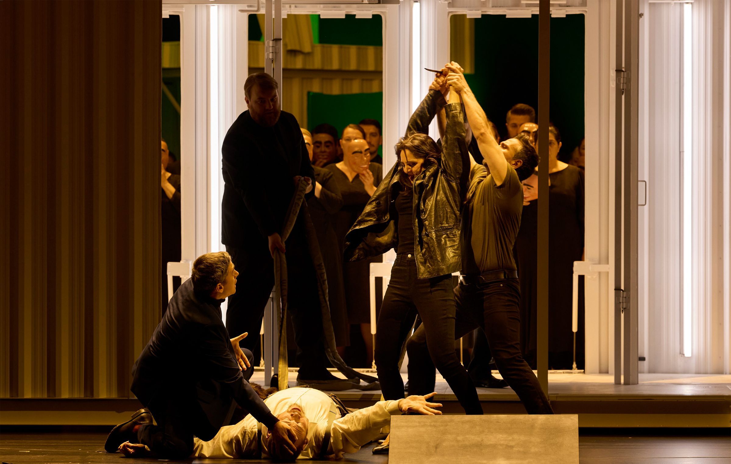 Quinn Kelsey (Guido de Monforte) und Maria Agresta (Elena) &copy; Herwig Prammer