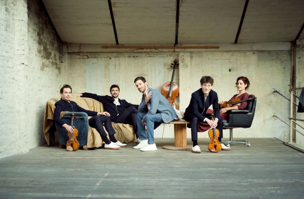 Le Quatuor Hanson et Adam Laloum &copy; Marco Borggreve