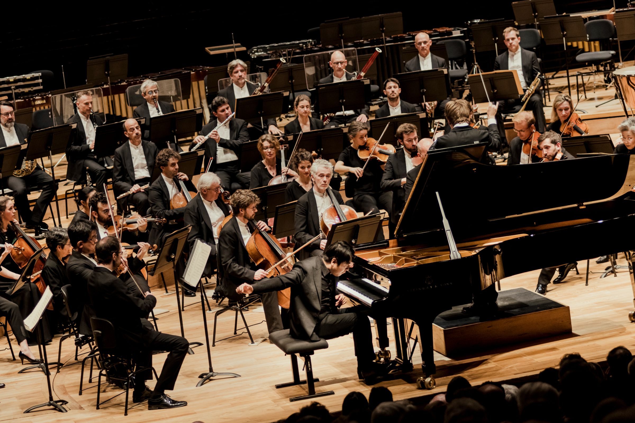 Lang Lang, l'Orchestre de Paris et Klaus Mäkelä &copy; Mathias Benguigui / Pasco and co