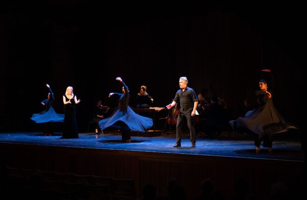 Kathryn Rudge (Sāvitri) and Anthony Gregory (Satyavān) &copy; Angus Cooke