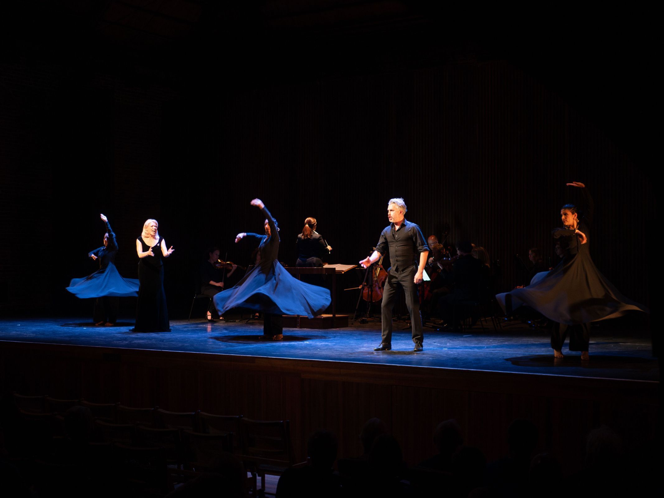 Kathryn Rudge (Sāvitri) and Anthony Gregory (Satyavān) &copy; Angus Cooke