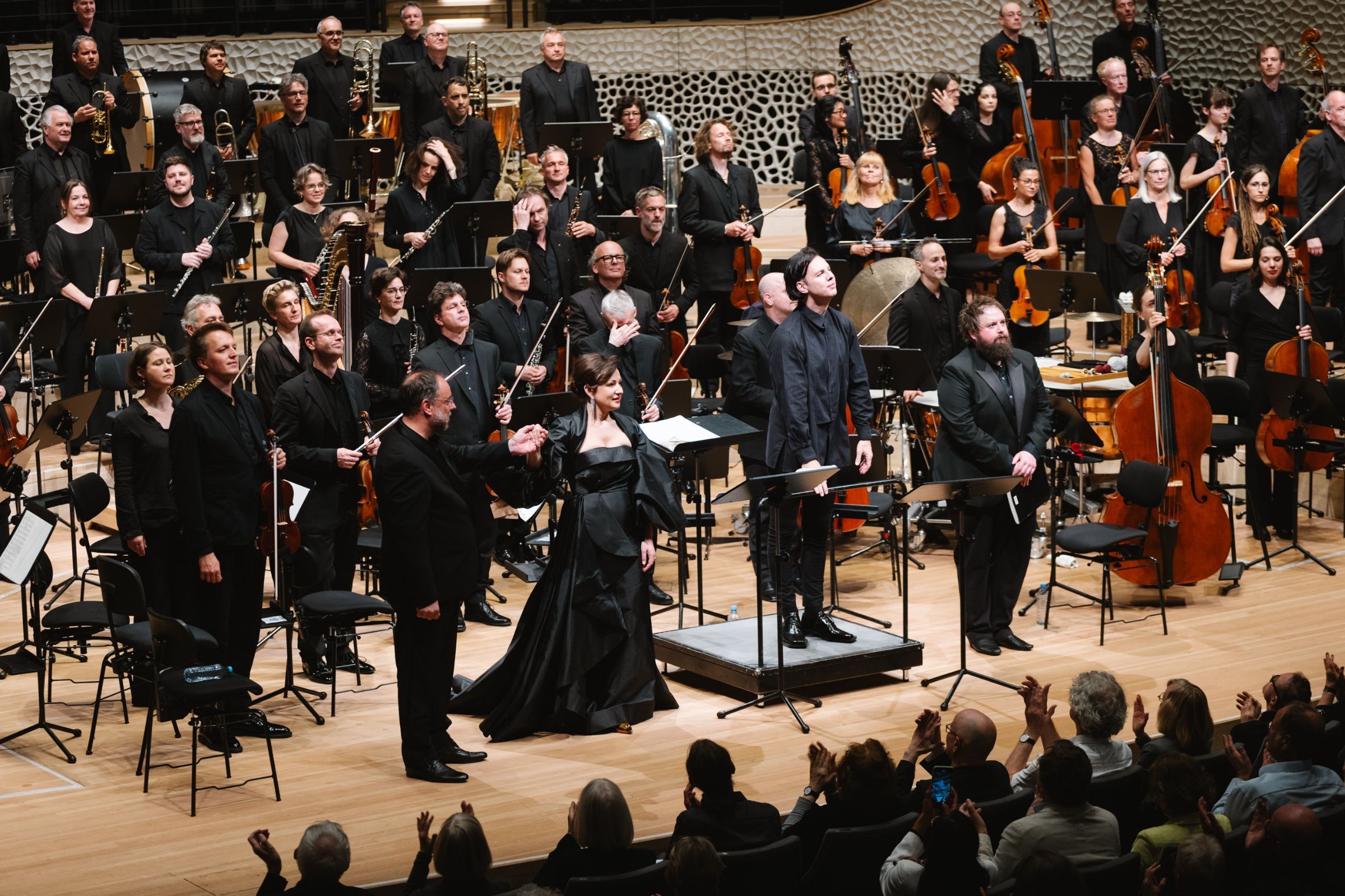 Matthias Goerne, Irina Lungu, Teodor Currentzis and Allan Clayton &copy; Daniel Dittus