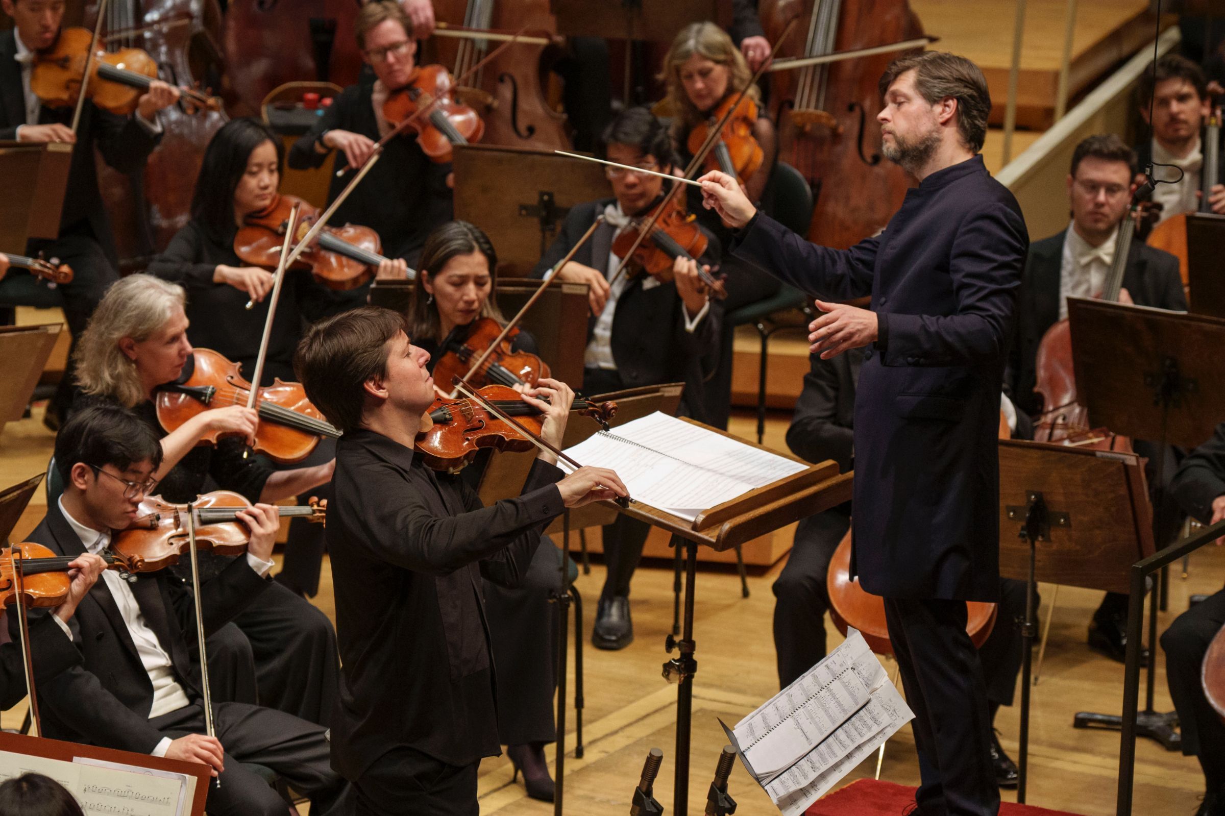 Joshua Bell and Juraj Valčuha &copy; Todd Rosenberg Photography