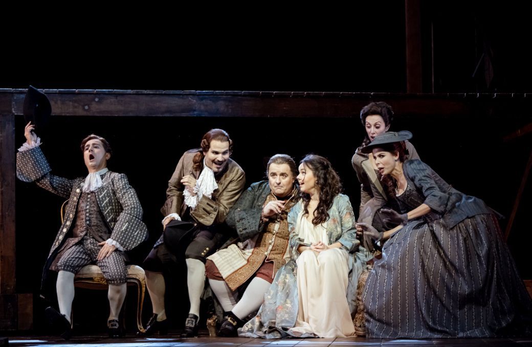 Carlos Daza, Marc Sala, Luis Cansino, Aleksandra Kurzak, Ana&iuml;s Masllorens, Irene Palaz&oacute;n &copy; Sergi Panizo | Gran Teatre del Liceu