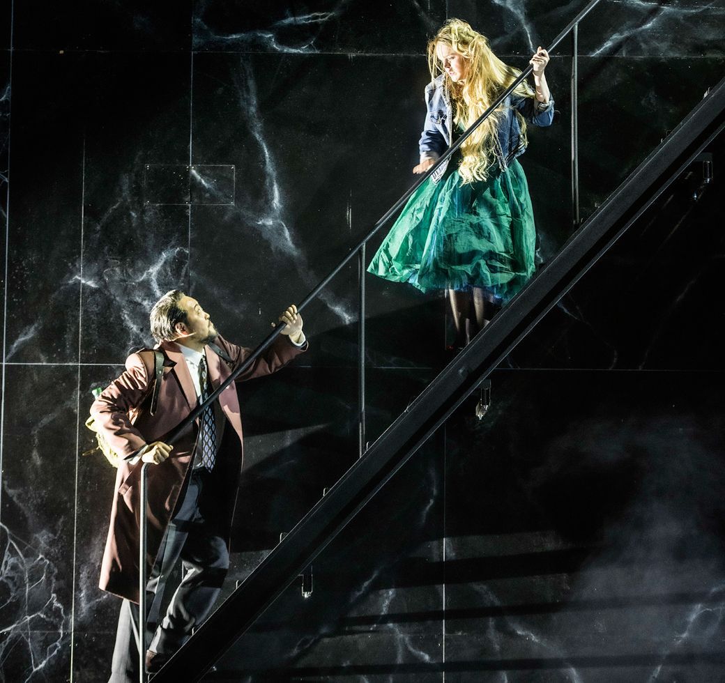 Sangmin Lee (Golaud) und Chloë Morgan (Mélisande) © Bettina Stoess