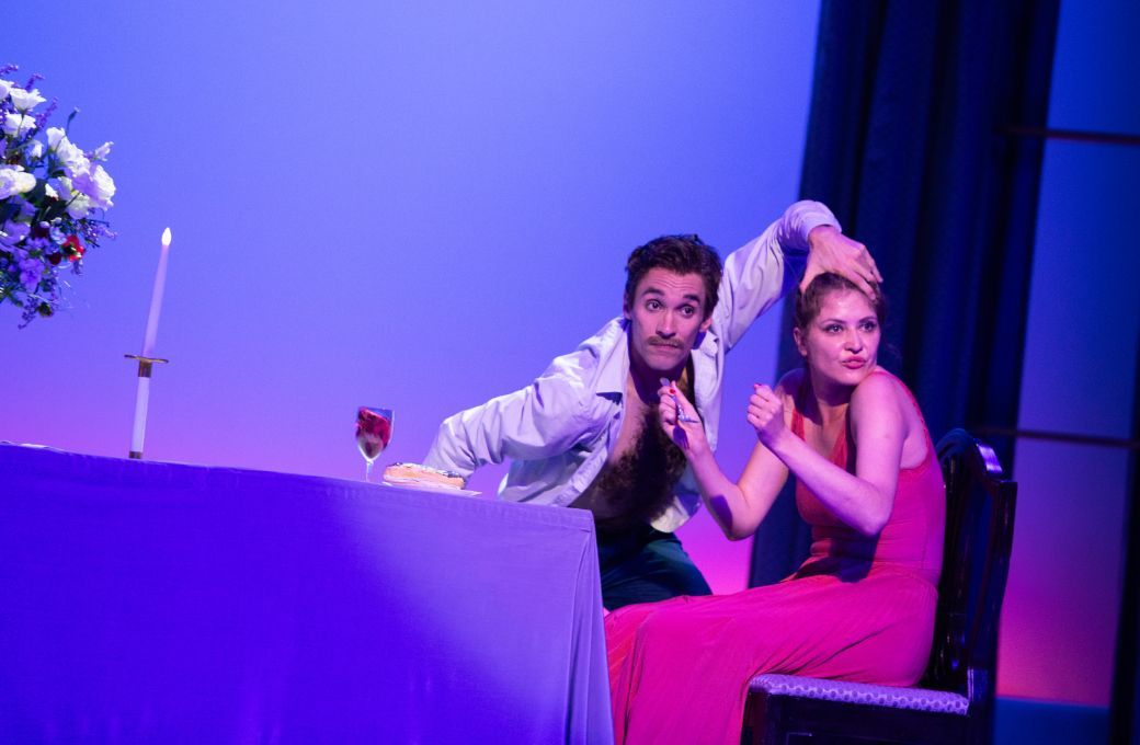 Marco Esposito as Wacław and Joanna Drabik as Elwira in Anna Hop's <i>Husband and Wife</i> &copy; Ewa Krasucka