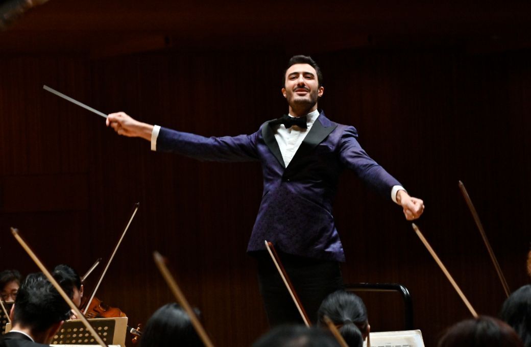 Samy Rachid, 2nd prize winner of the International Tokyo Conducting Competition © Theresa Puwal