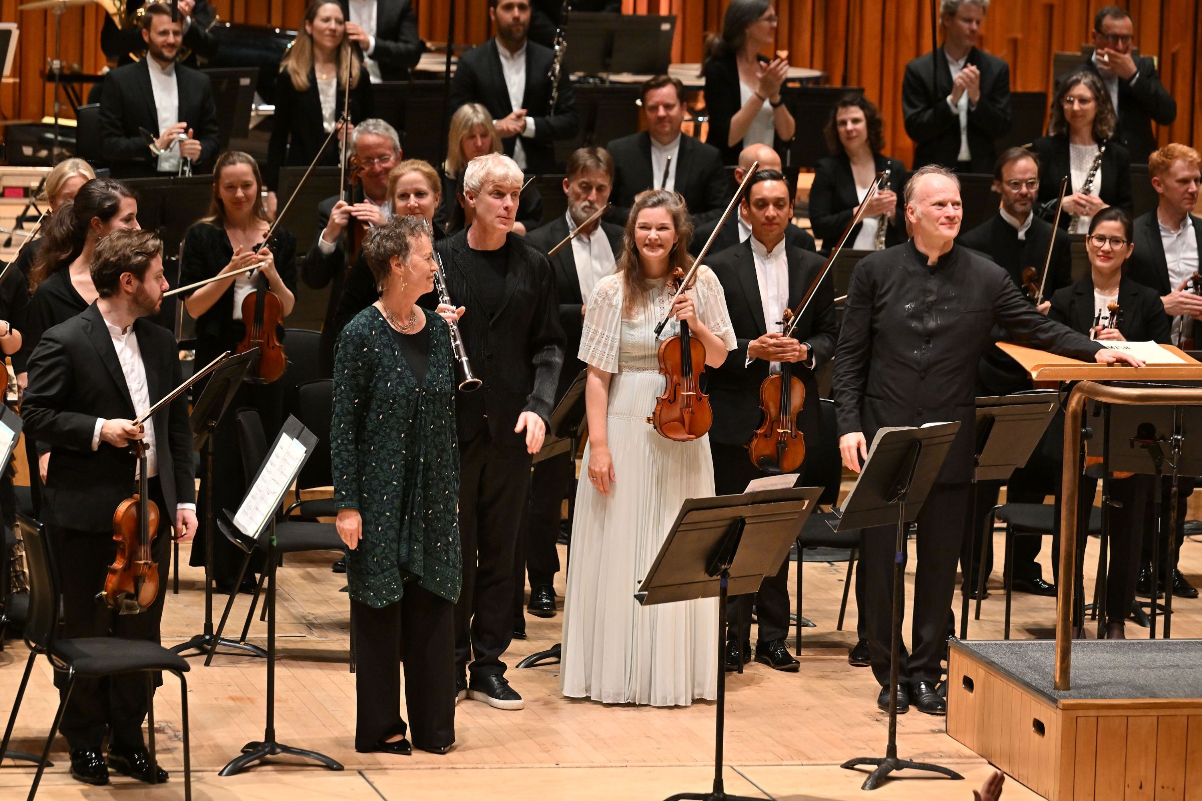 Sally Beamish, Martin Fröst, Janine Jansen and Gianandrea Noseda &copy; Mark Allan