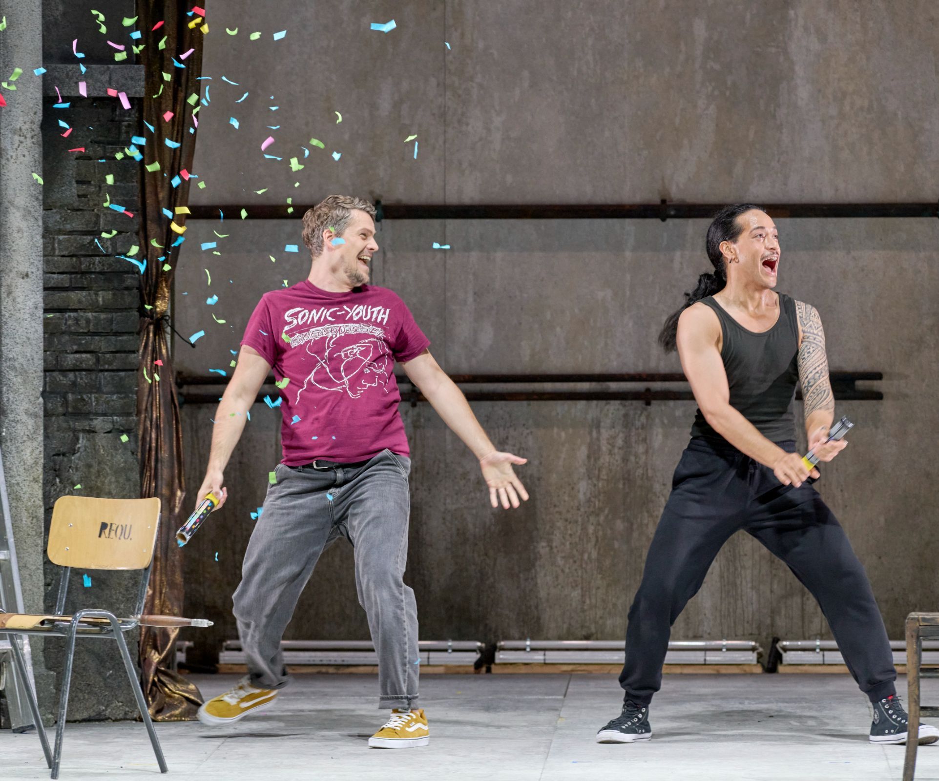 Peter Kellner (Guglielmo) und Filipe Manu (Ferrando) &copy; Wiener Staatsoper | Michael Pöhn
