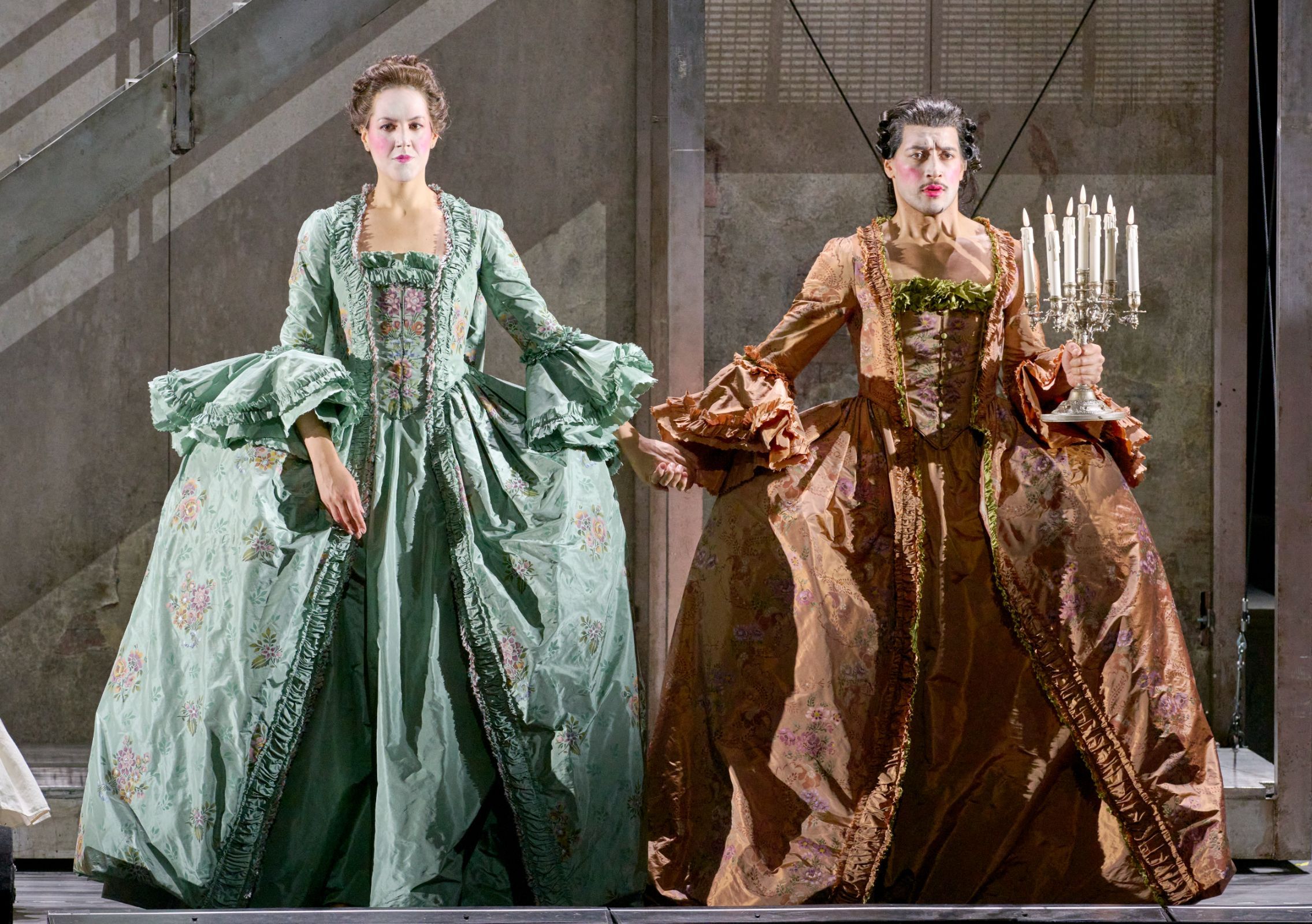 Federica Lombardi (Fiordiligi) und Filipe Manu (Ferrando) &copy; Wiener Staatsoper | Michael Pöhn
