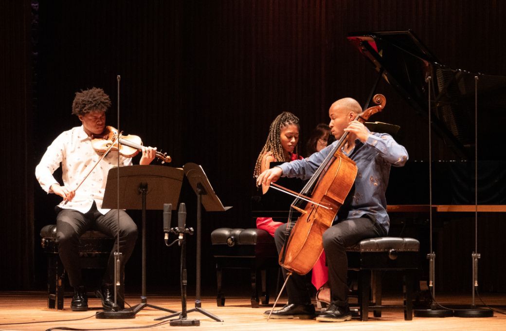Braimah, Isata and Sheku Kanneh-Mason &copy; Marcus Roth | Britten Pears Arts