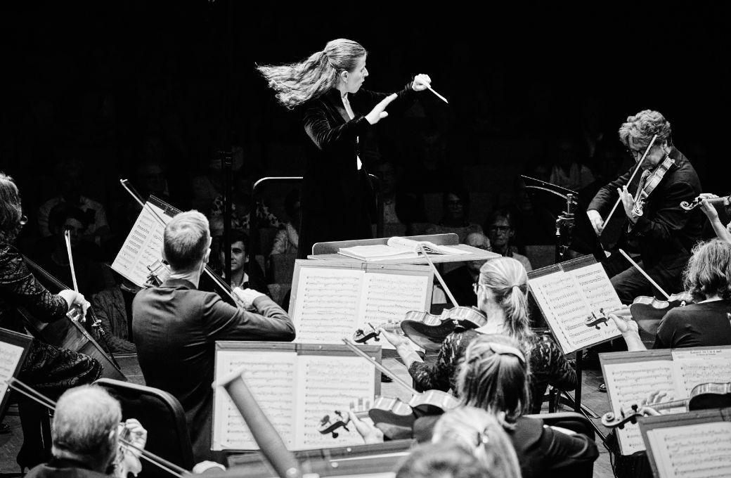 Kristiina Poska conducts the Flanders Symphony Orchestra &copy; Kaupo Kikkas