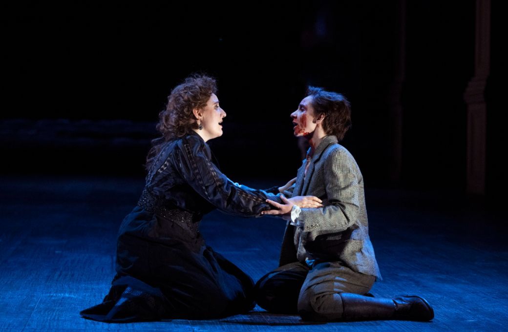 Beth Taylor (Cornelia) and Svetlina Stoyanova (Sesto) &copy; Glyndebourne Productions Ltd. Photo: Richard Hubert Smith