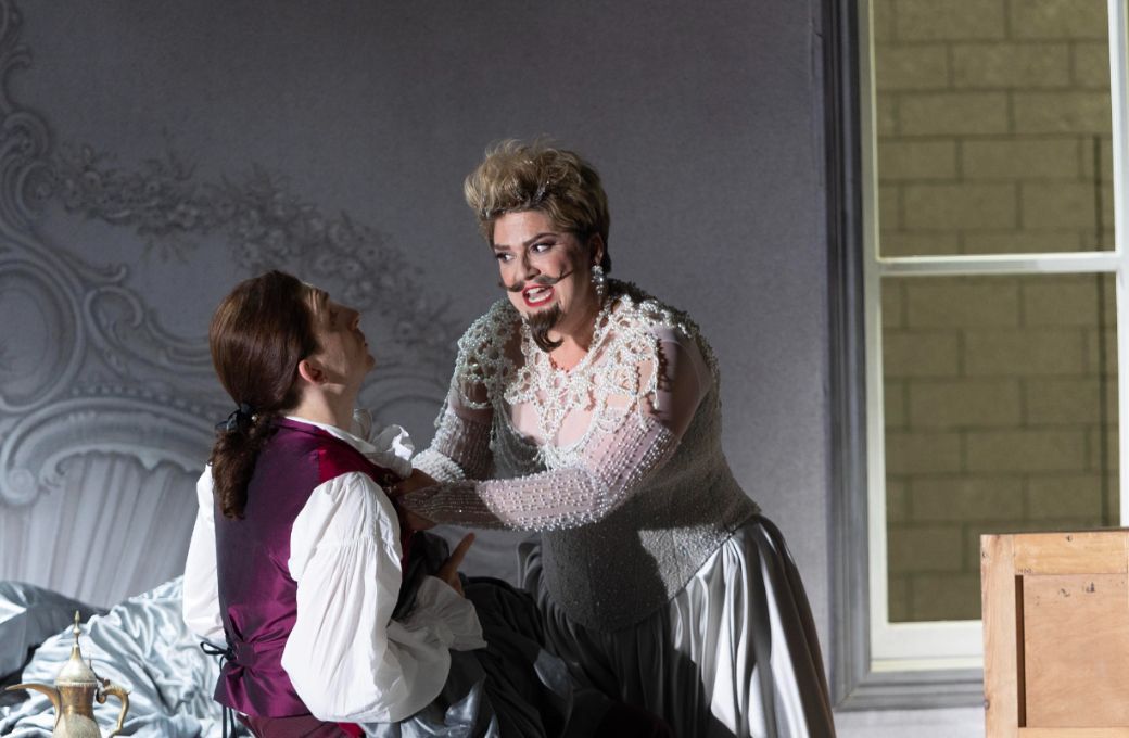 Adam Temple-Smith (Tom Rakewell) and Rosie Aldridge (Baba the Turk) &copy; Craig Fuller