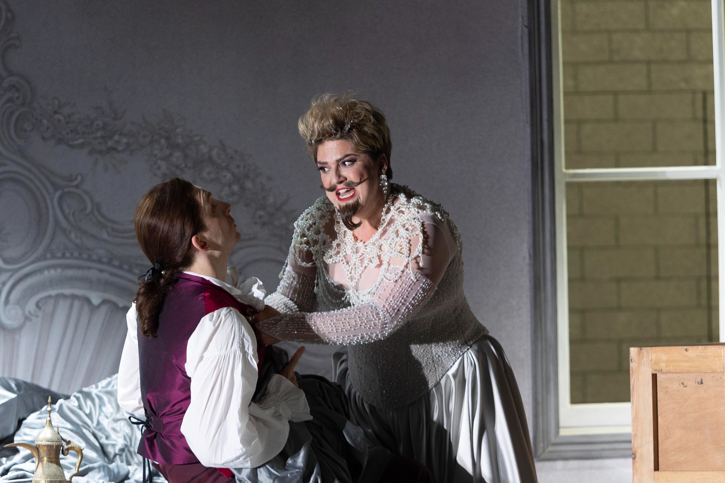Adam Temple-Smith (Tom Rakewell) and Rosie Aldridge (Baba the Turk) &copy; Craig Fuller