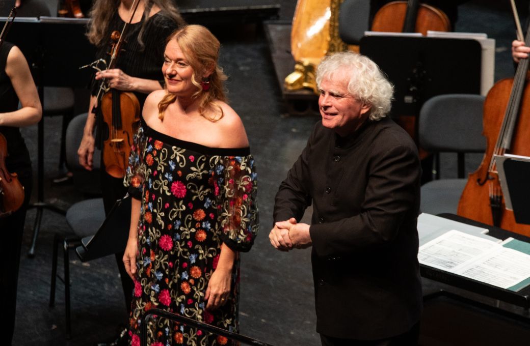 Magdalena Kožená und Sir Simon Rattle © Sabrina Montiglia