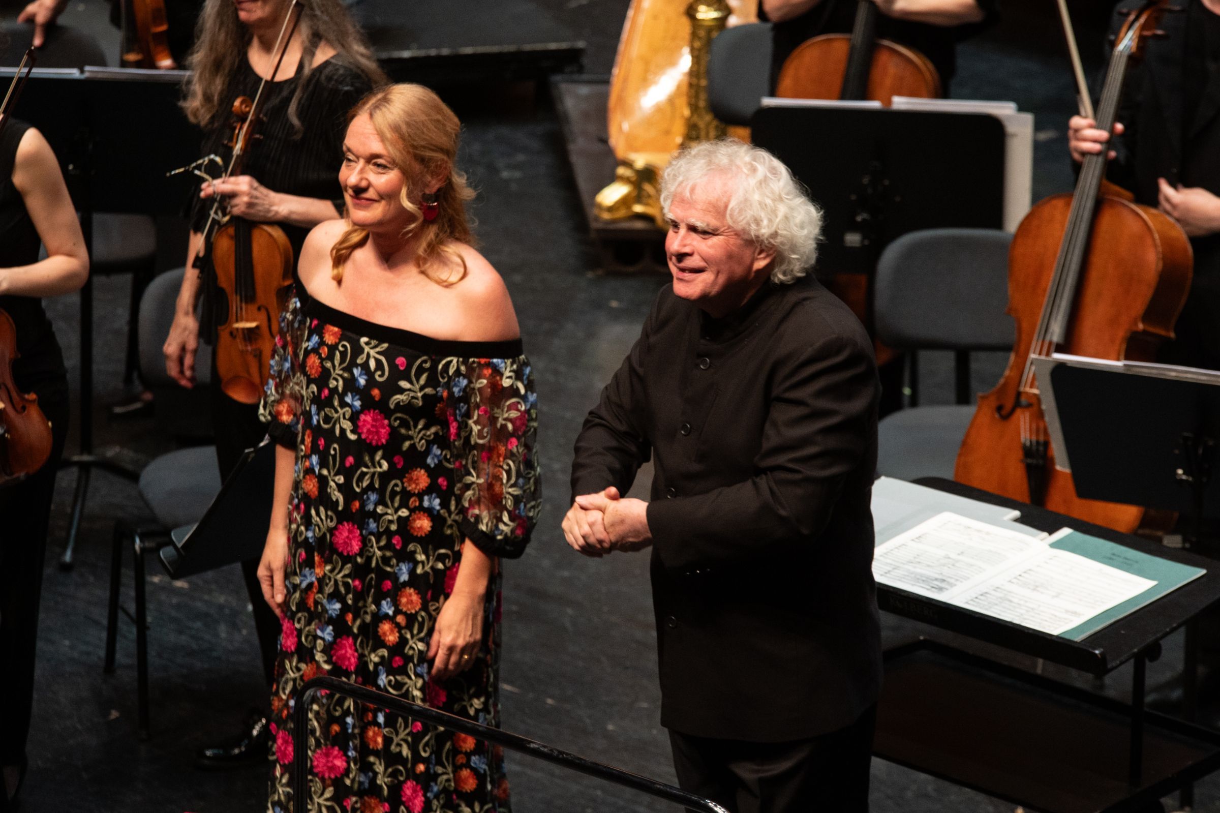 Magdalena Kožená und Sir Simon Rattle © Sabrina Montiglia