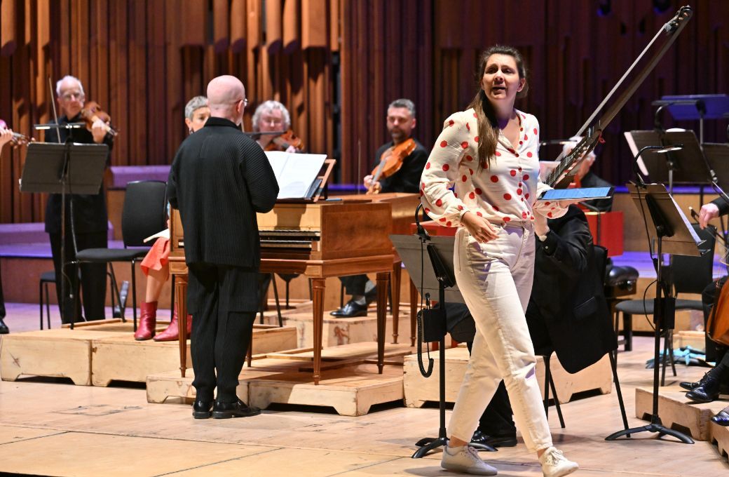 Laurence Cummings, Sophie Rennert and the Academy of Ancient Music © Mark Allan | Barbican