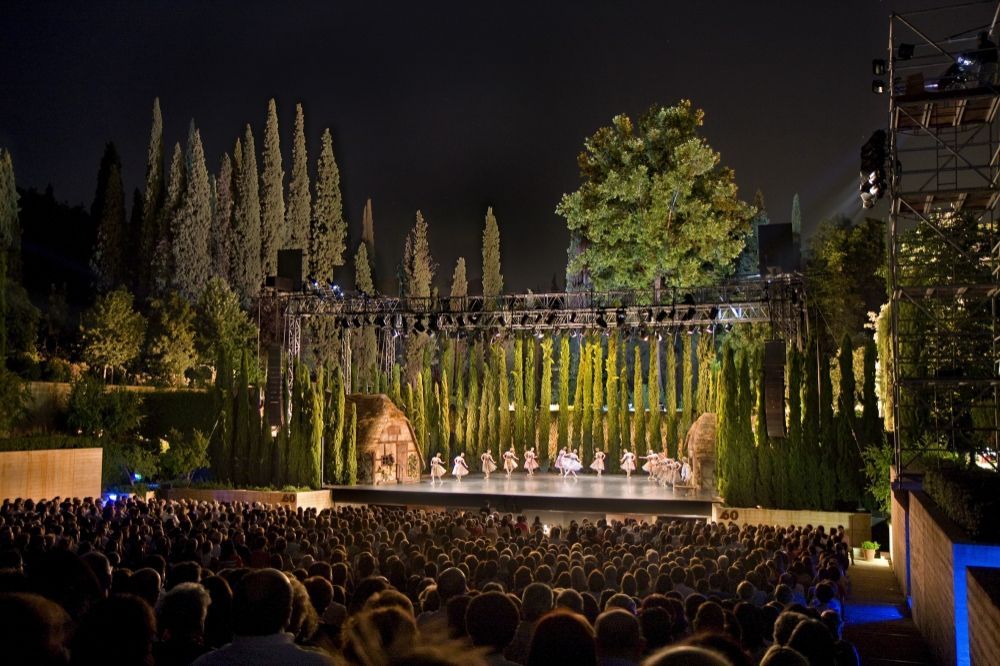 Escenario de los Jardines del Generalife &copy; Carlos Choin | Festival Internacional de M&uacute;sica y Danza de Granada