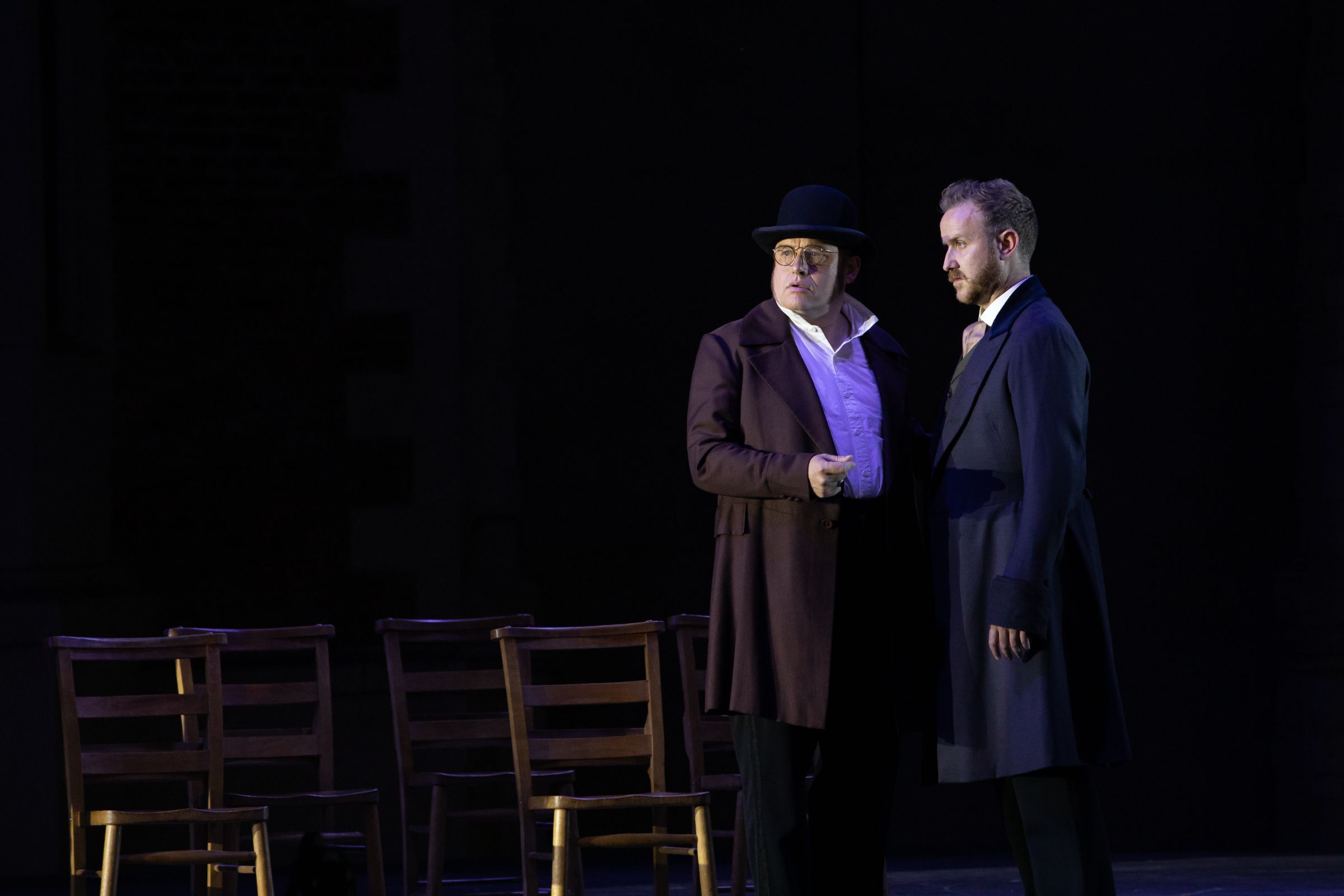 Peter Auty (Edgar) and Julien Van Mellaerts (Frank) © Ali Wright