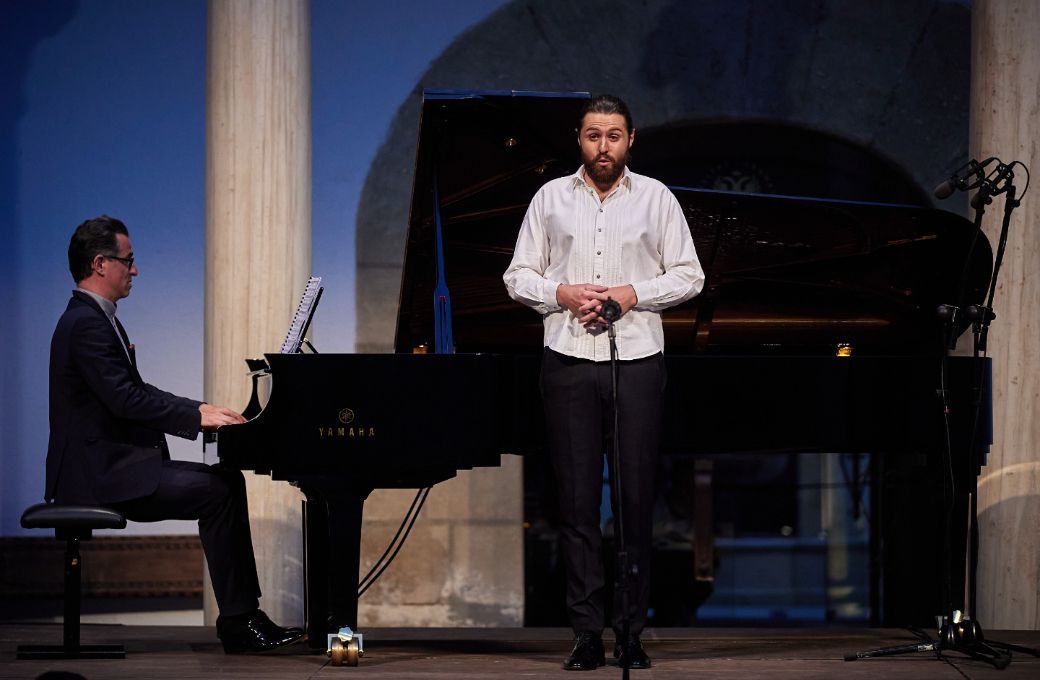 Daniel Heide y Konstantin Krimmel en Patio de los M&aacute;rmoles &copy; Ferm&iacute;n Rodr&iacute;guez | Festival Internacional de M&uacute;sica y Danza de Granada