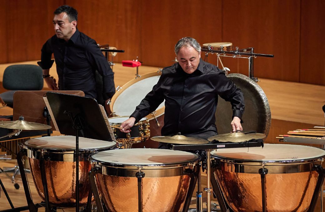 Los percusionistas Raúl Benavent y Javier Eguillor &copy; Fermín Rodríguez | Festival Internacional de Música y Danza de Granada