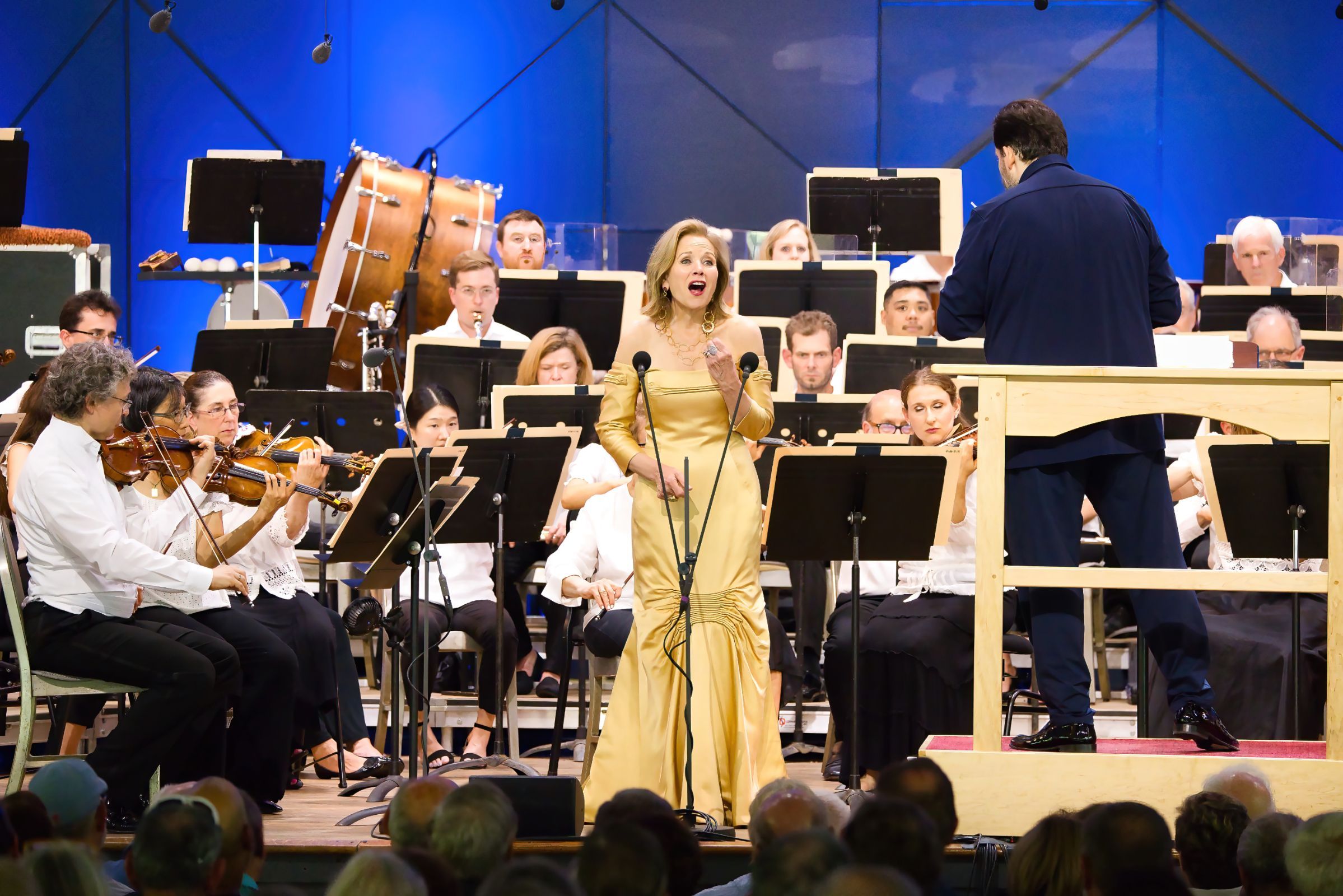 Renée Fleming and the Boston Symphony at Tanglewood © Hilary Scott, courtesy of the BSO