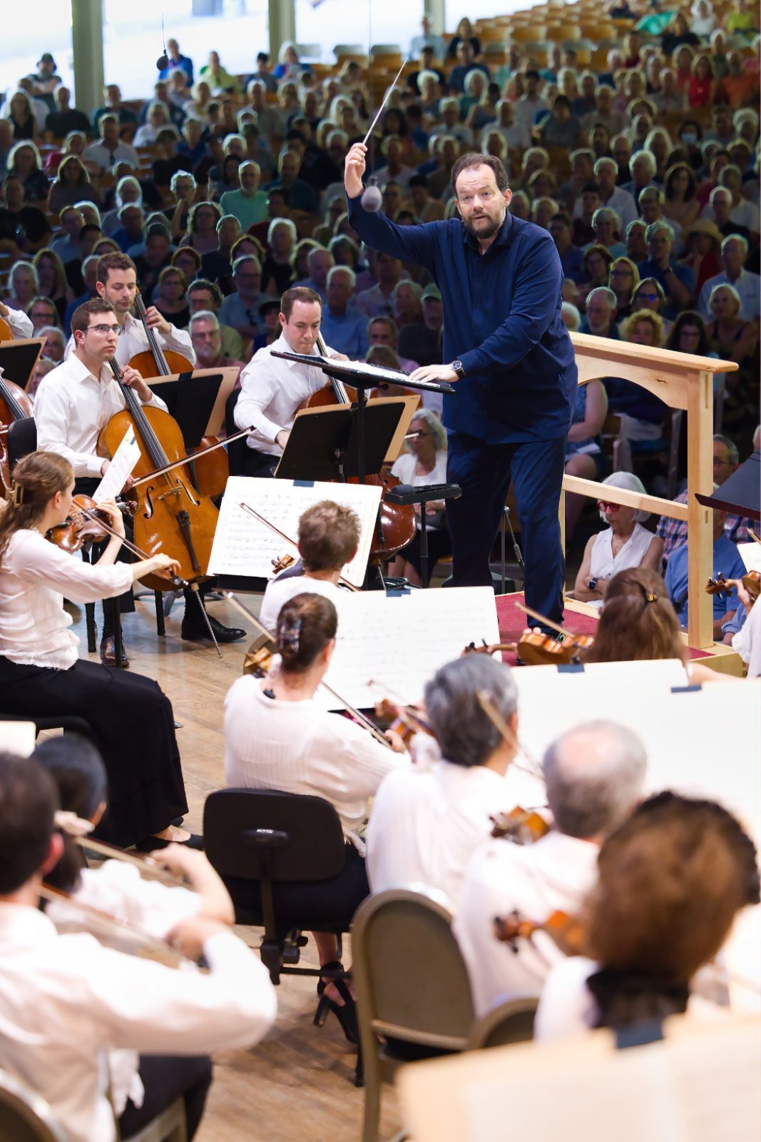 Andris Nelsons conducts the Boston Symphony Orchestra © Hilary Scott, courtesy of the BSO