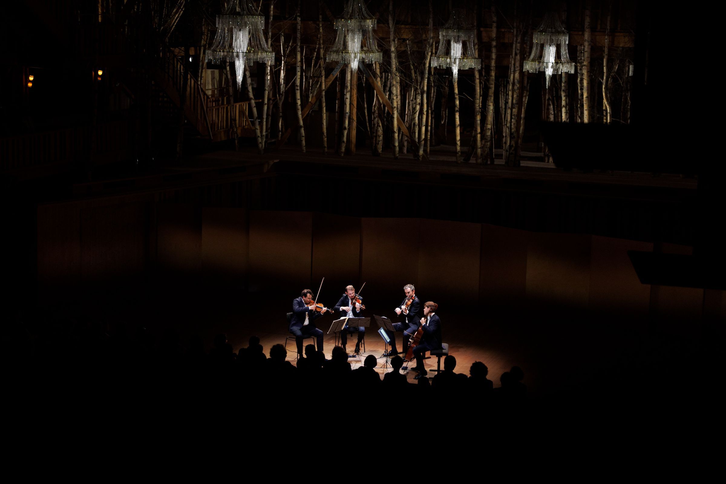 Le Quatuor Modigliani aux Rencontres Musicales d'Évian &copy; Matthieu Joffres