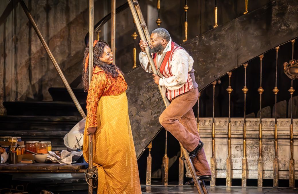Angel Blue (Tosca) and Russell Thomas (Cavaradossi) &copy; ROH | Marc Brenner