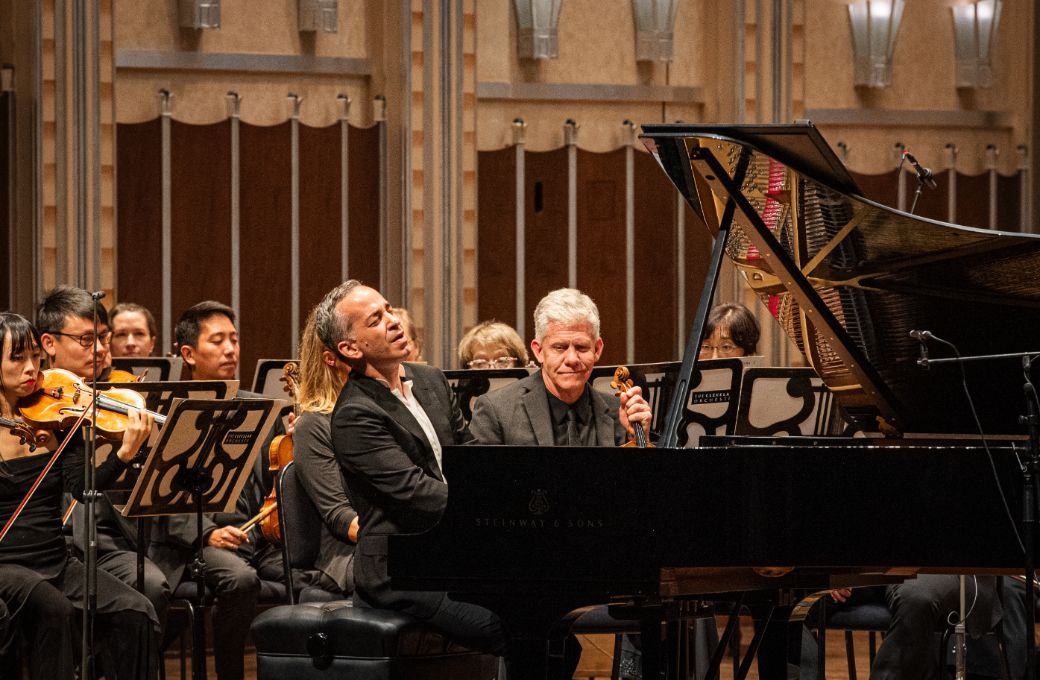 Inon Barnatan and The Cleveland Orchestra &copy; Aireonna McCall-Dub&eacute;, courtesy of The Cleveland Orchestra