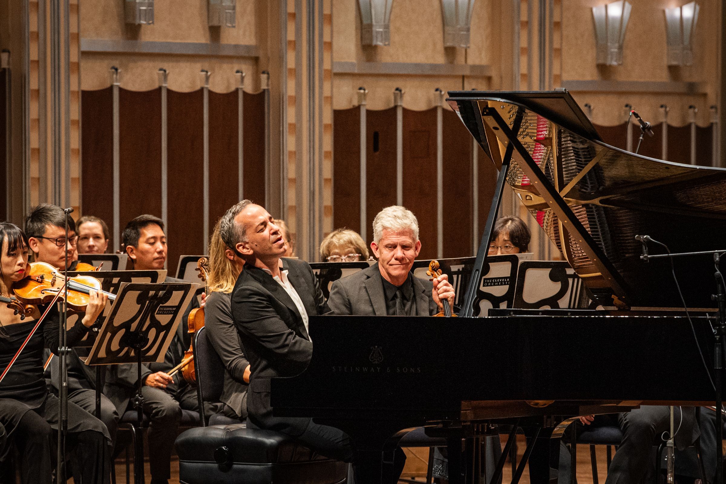 Inon Barnatan and The Cleveland Orchestra &copy; Aireonna McCall-Dubé, courtesy of The Cleveland Orchestra
