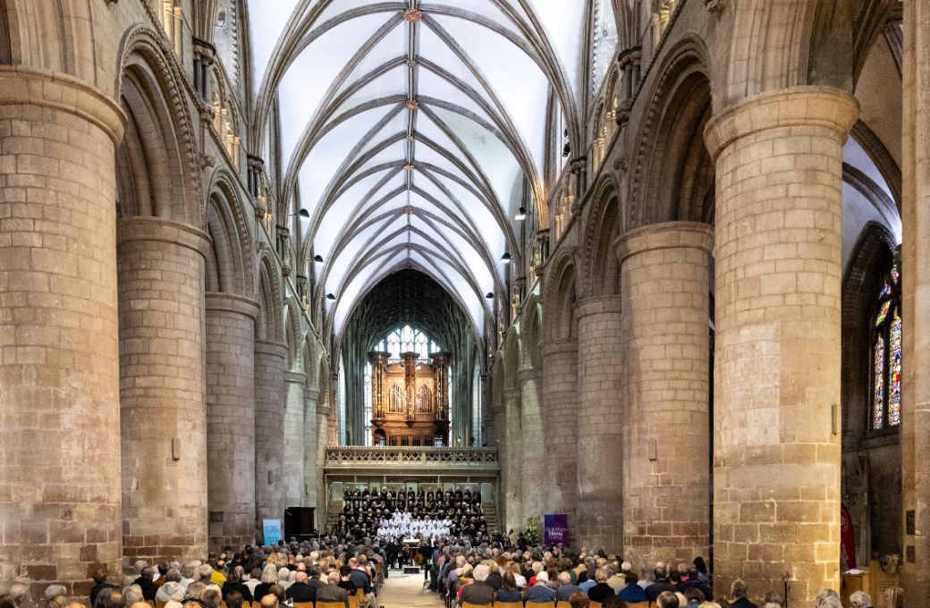 Royal Liverpool Philharmonic, South Cotswold Big Sing Group and Choristers of Gloucester Cathedral &copy; Still Moving Media for Cheltenham Festivals