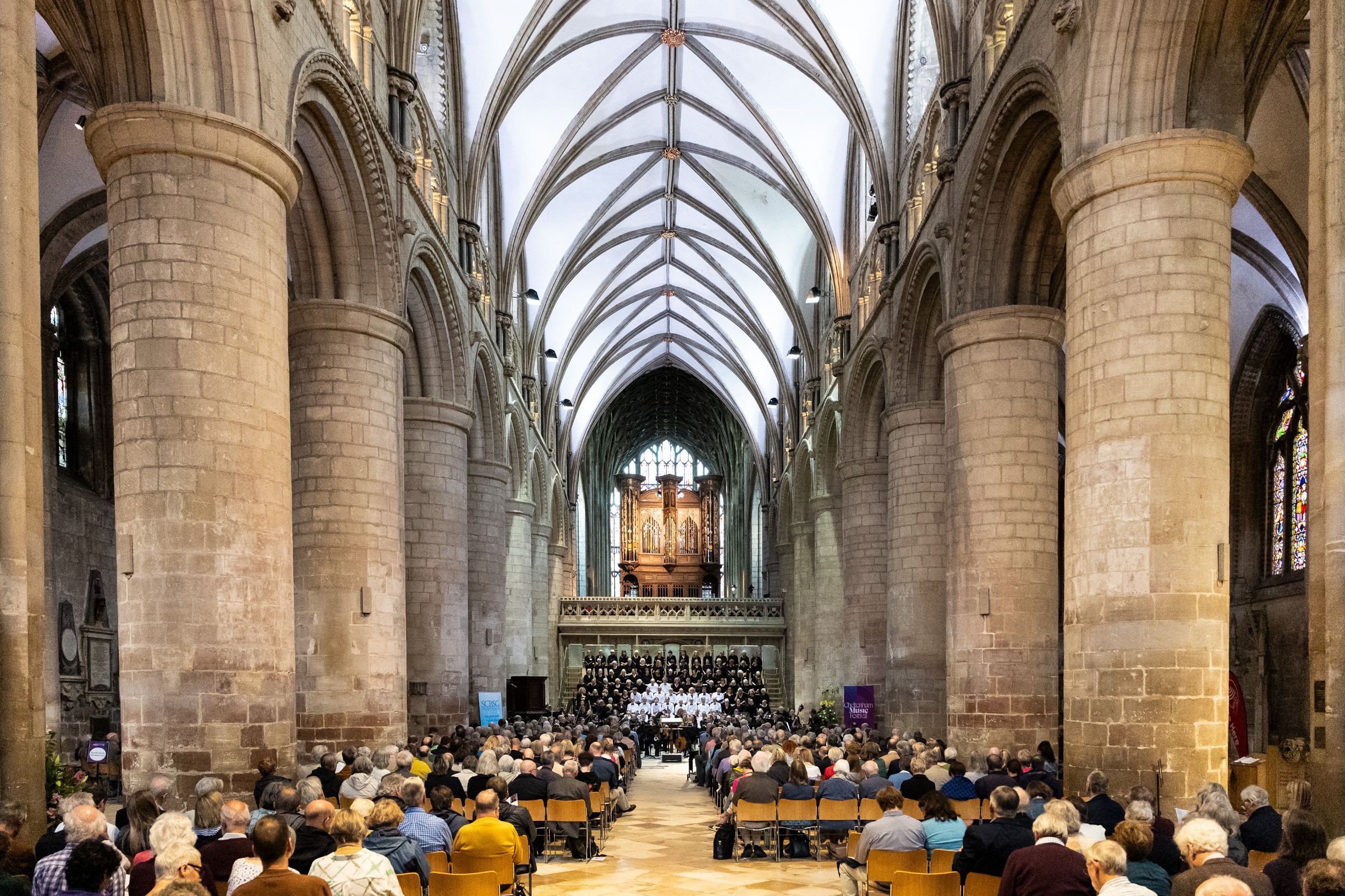 Royal Liverpool Philharmonic, South Cotswold Big Sing Group and Choristers of Gloucester Cathedral &copy; Still Moving Media for Cheltenham Festivals